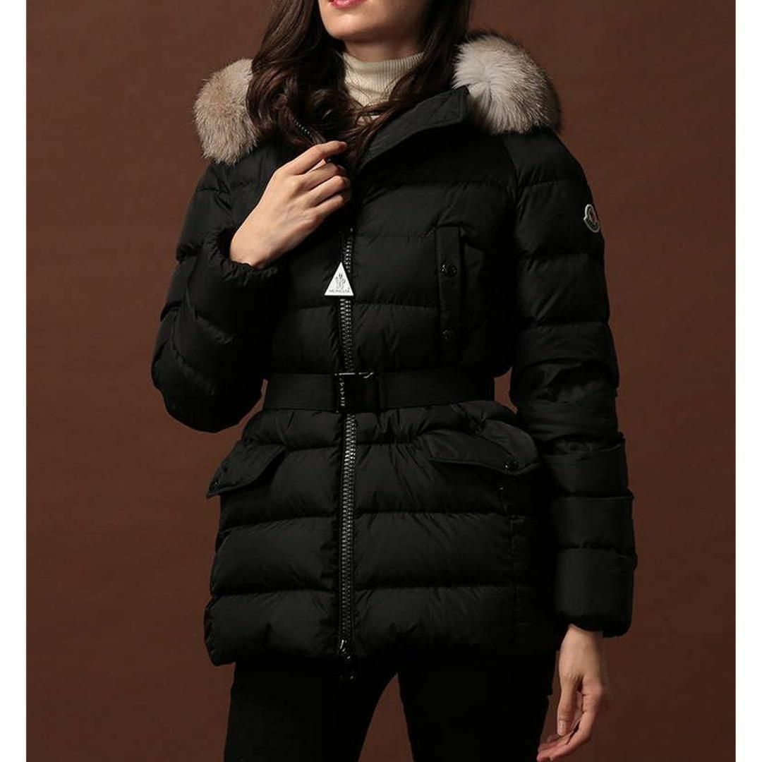 MONCLER - 美品 高級モデル モンクレール CLION ファー付 国内正規品の