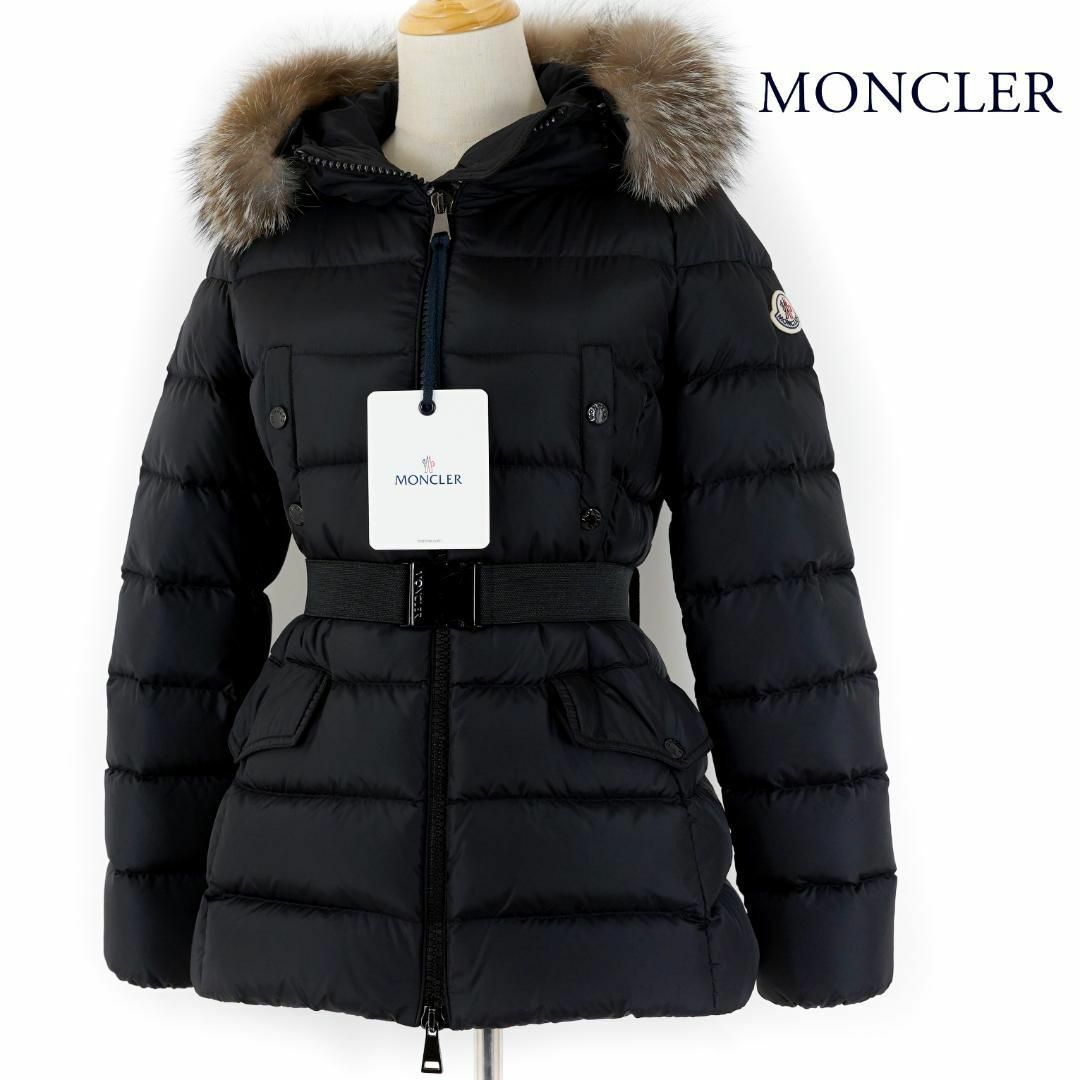 MONCLER - 美品 高級モデル モンクレール CLION ファー付 国内正規品の