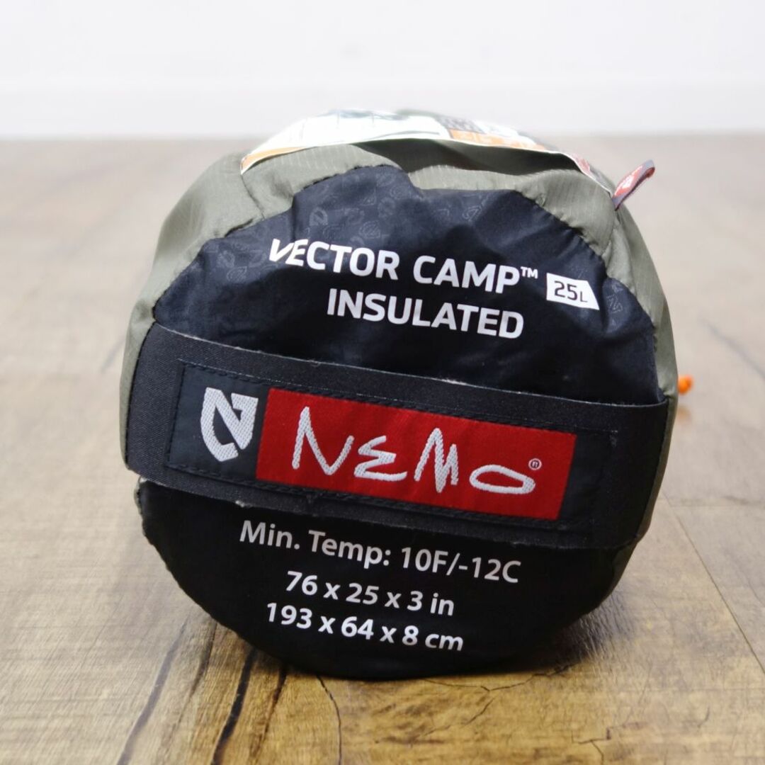 ニーモ NEMO VECTOR CAMP INSULATED 25L インフレータブル マット