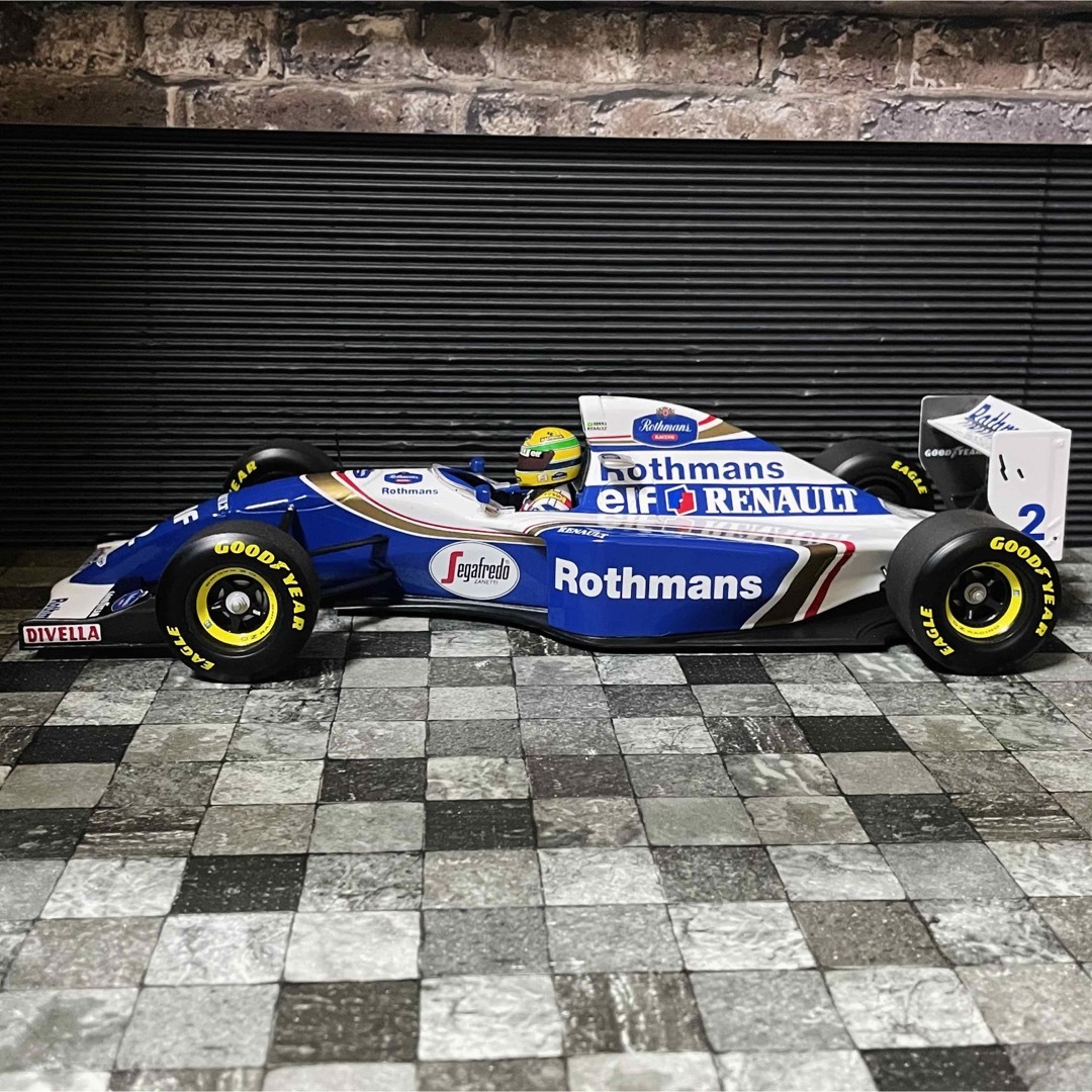 カスタム品 1/18 PMA ウィリアムズ ルノー FW16 アイルトン・セナの