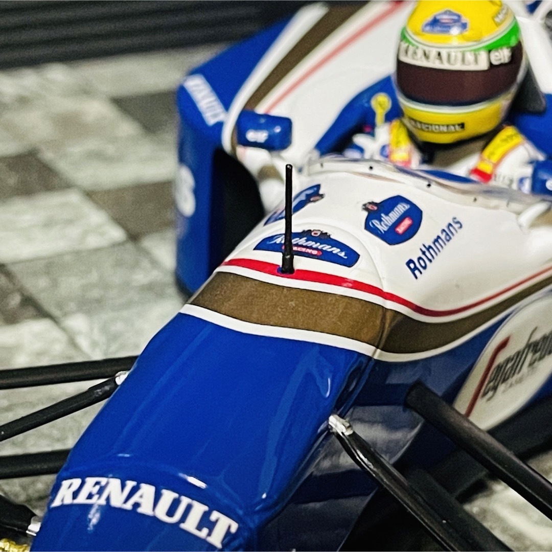 カスタム品 1/18 PMA ウィリアムズ ルノー FW16 アイルトン・セナの