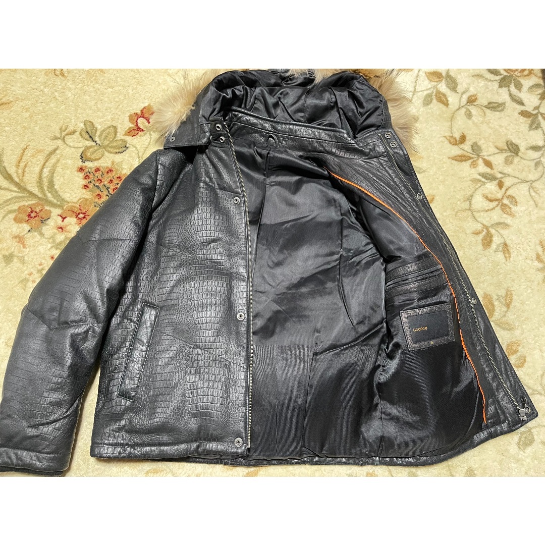 Licorice／リコリス 羊革 レザーダウンジャケットの通販 by