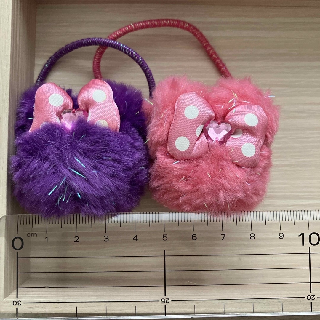 Disney - 【2個セット】ディズニーランド ミニーちゃん ヘアゴム