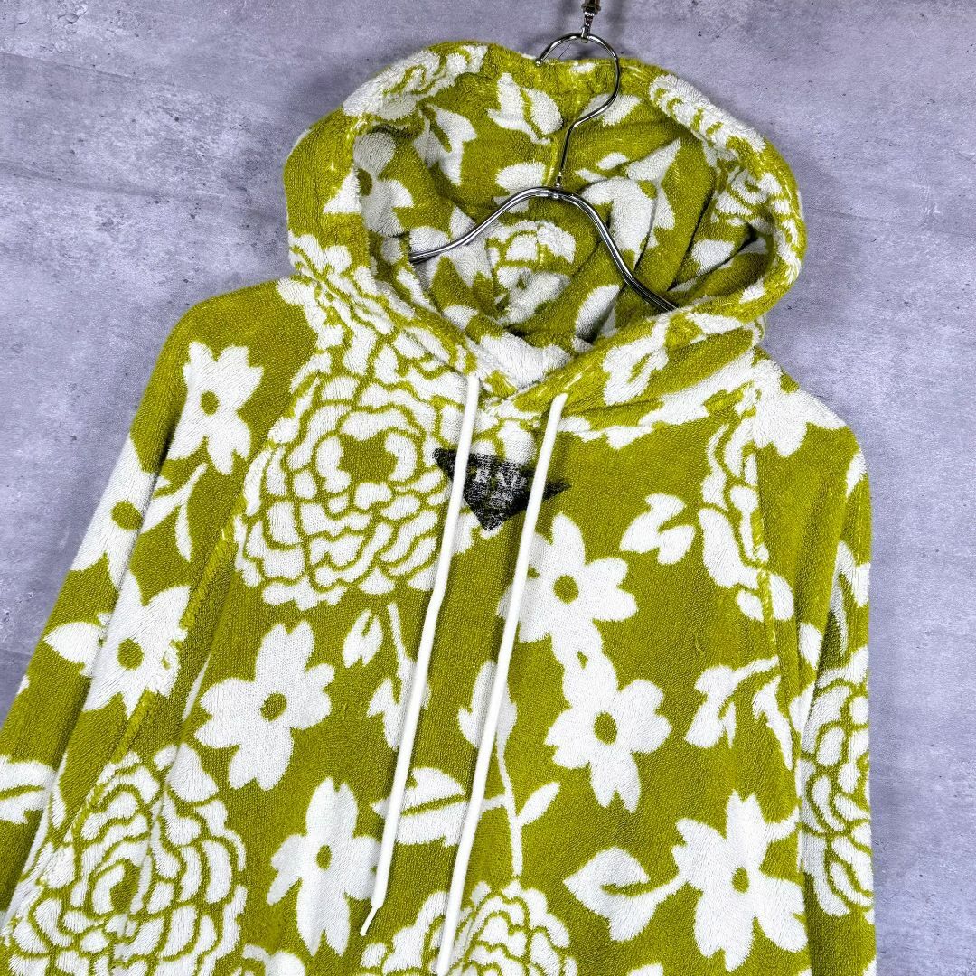 PRADA - 『PRADA』プラダ (XL) フローラル パイル生地 パーカーの通販