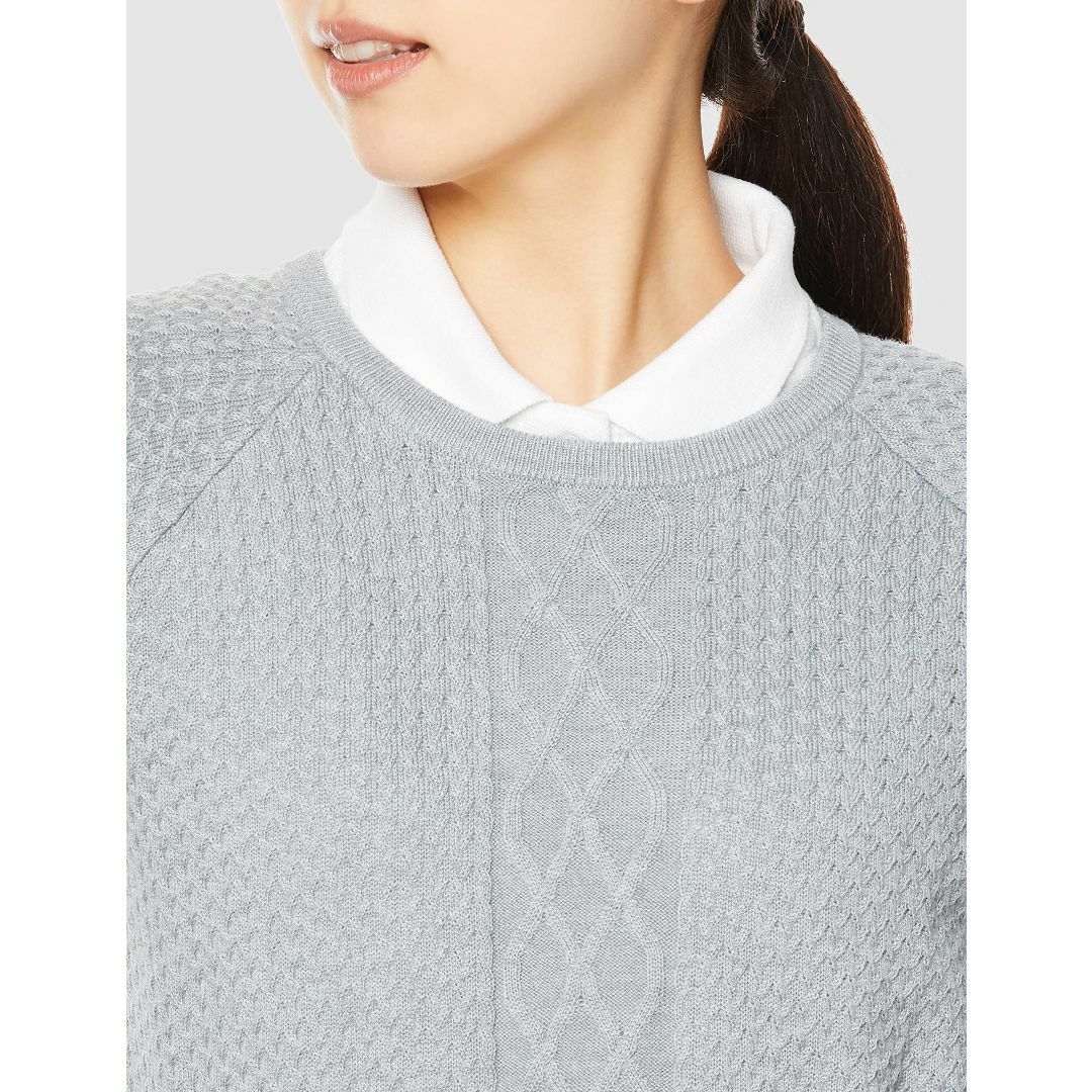 フットジョイ] セーター クルーネック ケーブルセーター レディース