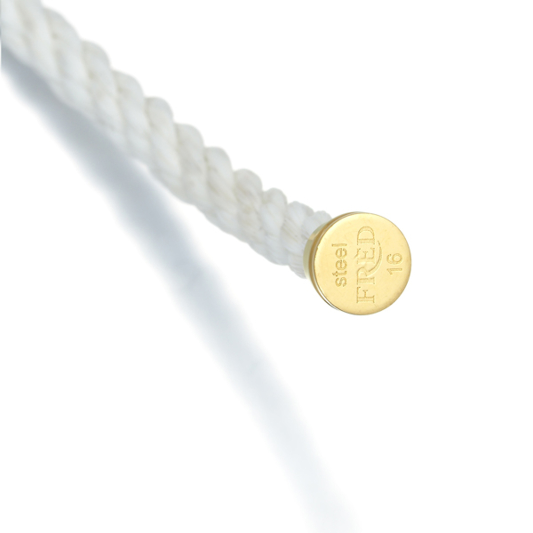 FRED - フレッド ブレスレット用コード フォース10 LM ホワイト 16刻印