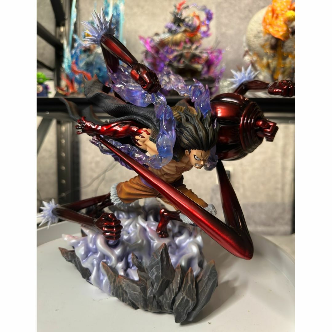 ワンピース 透明パーツ ルフィ ギア4 スネイクマン フィギュア