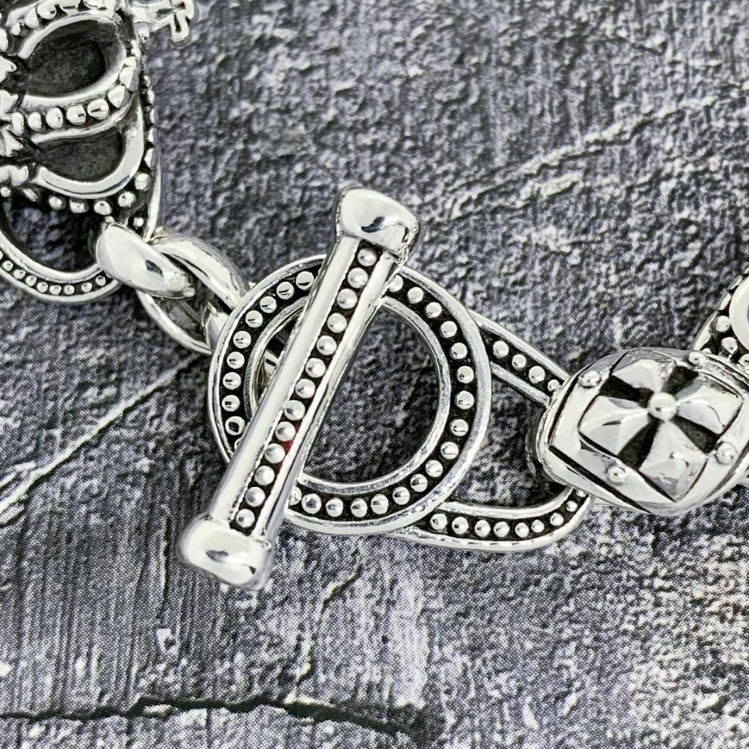 Justin Davis - 定価15.4万☆Justin Davis クラウンブレスレット（S