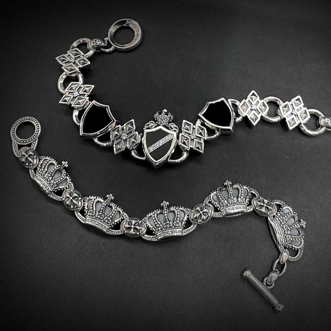 Justin Davis - 定価15.4万☆Justin Davis クラウンブレスレット（S