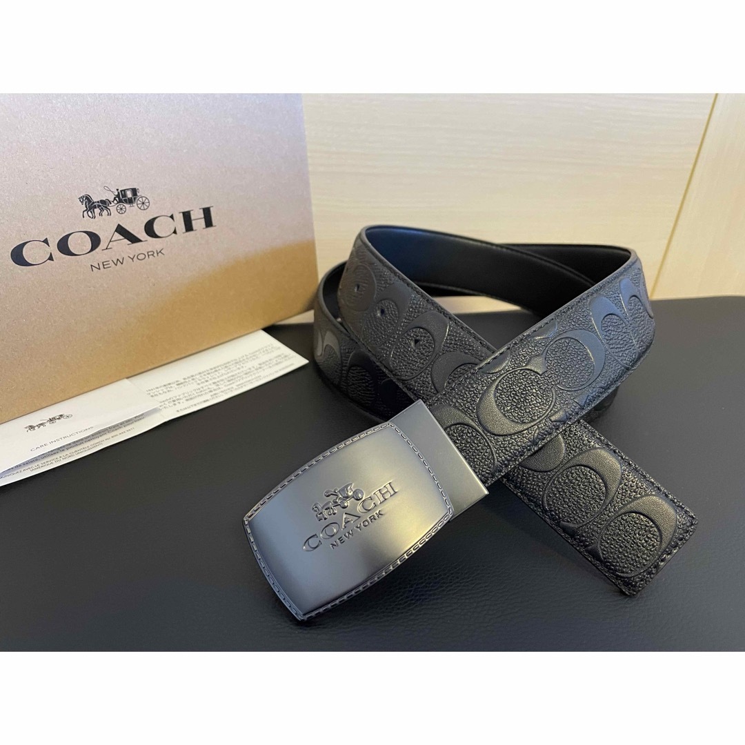 COACH - 新品COACH3点セットシグネチャーフリーサイズリバーシブル