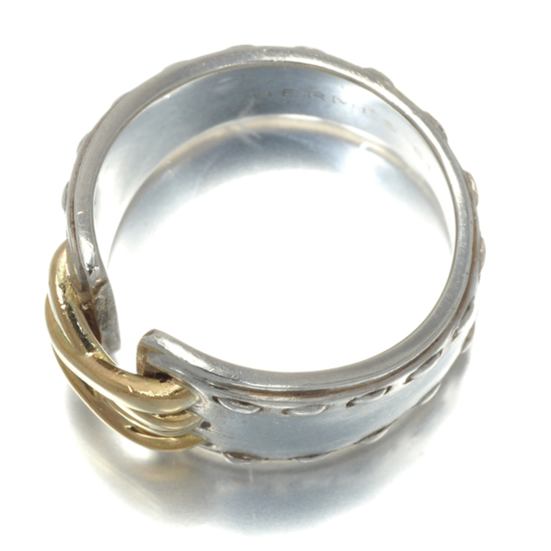 HERMES - エルメス リング メキシコ ヴィンテージ 51号 K18YG/シルバー