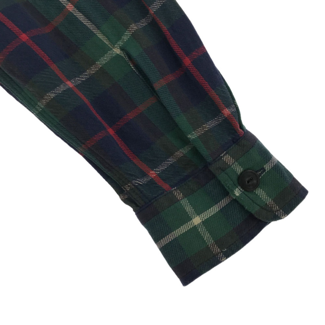 RRL - RRL 一ツ星 チェック 長袖 シャツ XS グリーン系 ダブルアール