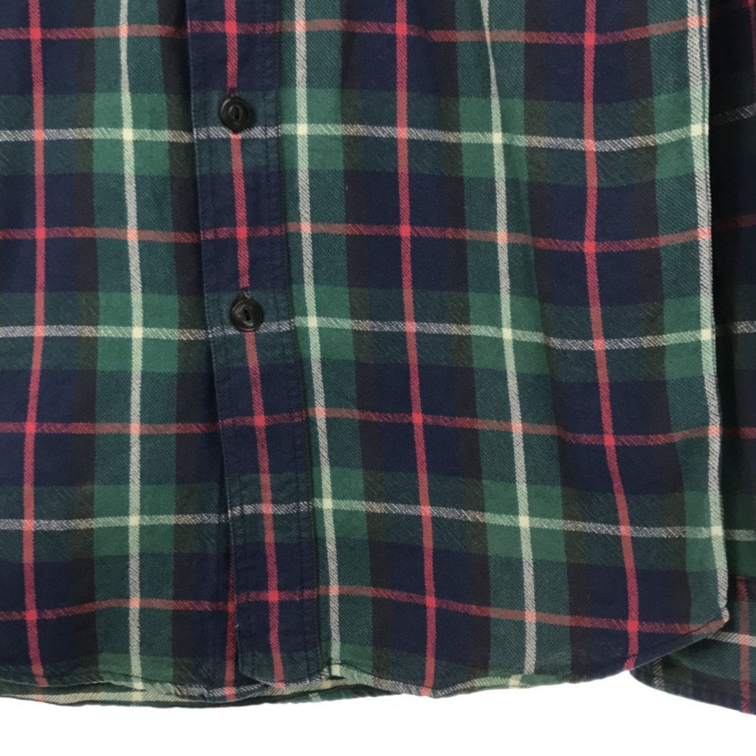 RRL - RRL 一ツ星 チェック 長袖 シャツ XS グリーン系 ダブルアール