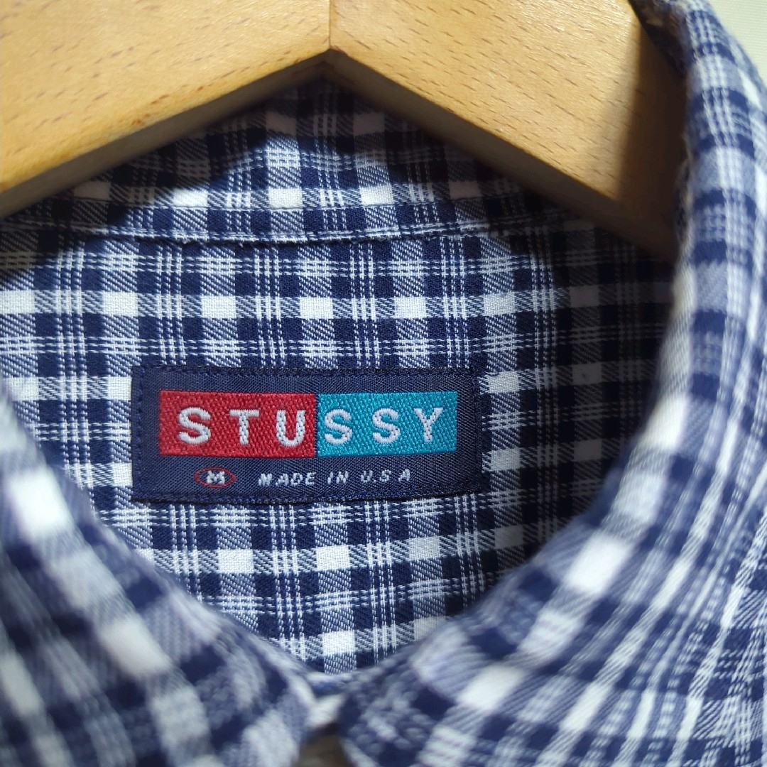 STUSSY - ☆90s USA製 OLD STUSSY チェック ボタンダウン シャツの通販