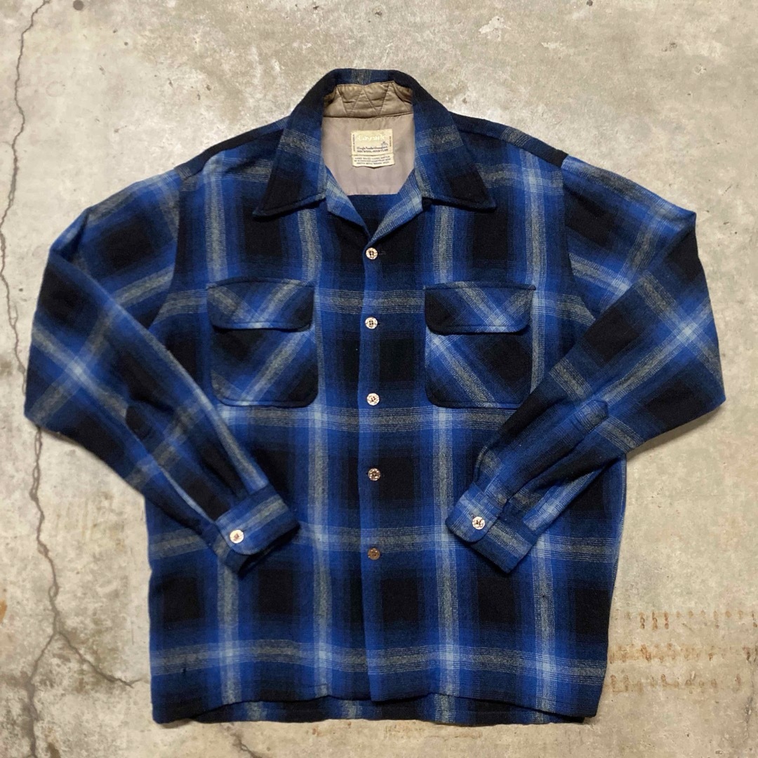 PENDLETON - ヴィンテージ 60s〃 Cascade オンブレ ボードシャツ 好