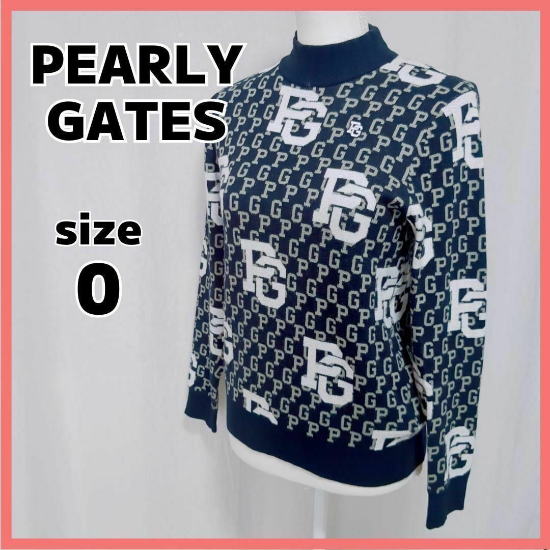 PEARY GATES パーリーゲイツ 千鳥格子 カーディガン