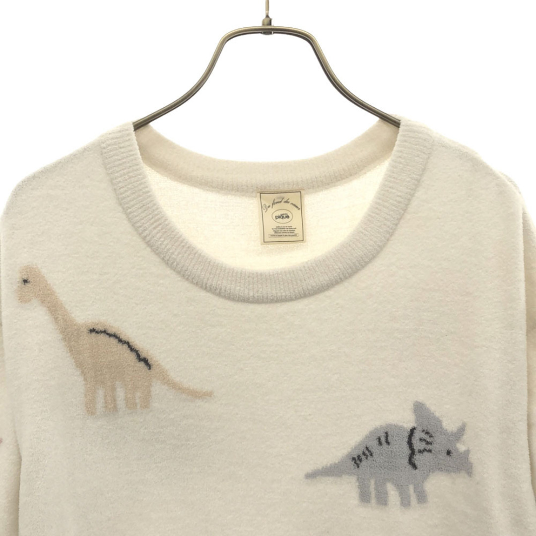 gelato pique - ジェラートピケ 恐竜柄 半袖 ルームウェア F ホワイト