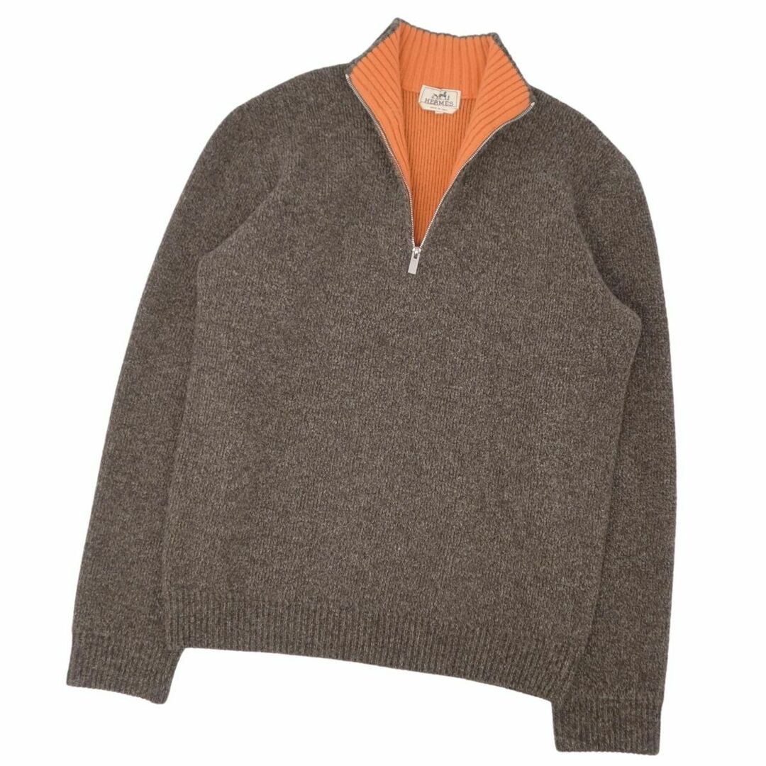 HERMES - 極美品 エルメス HERMES ニット セーター ハイネック ハーフ