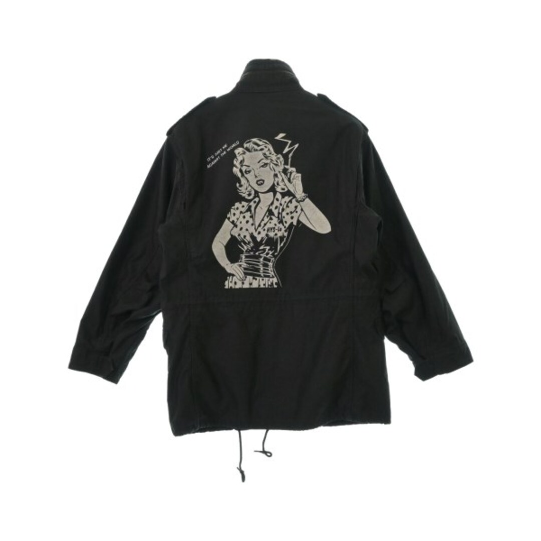 HYSTERIC GLAMOUR - HYSTERIC GLAMOUR ミリタリーブルゾン M 黒 【古着