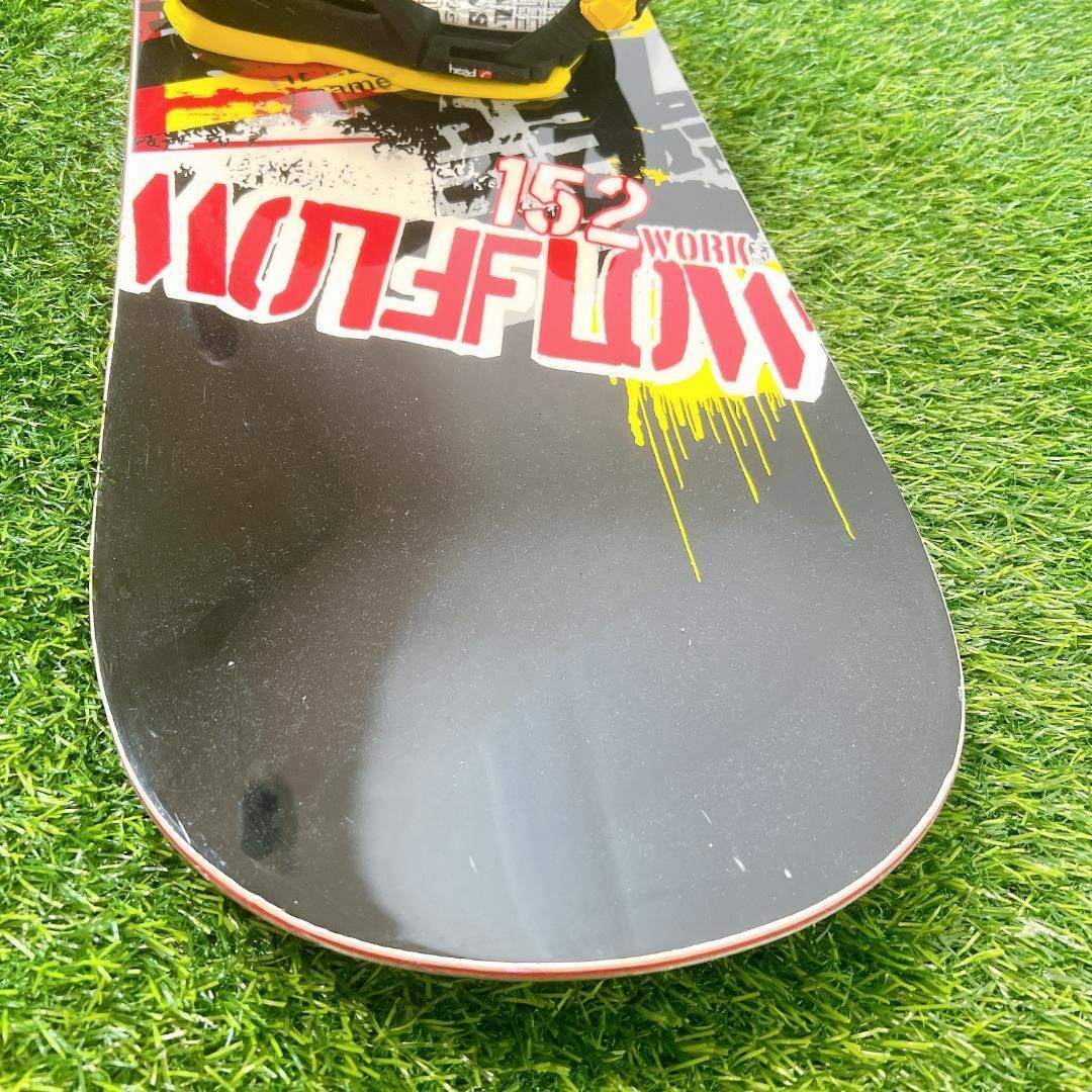 FLOW - FLOW 152cm バイン head Lサイズ スノーボード 2点セットの通販