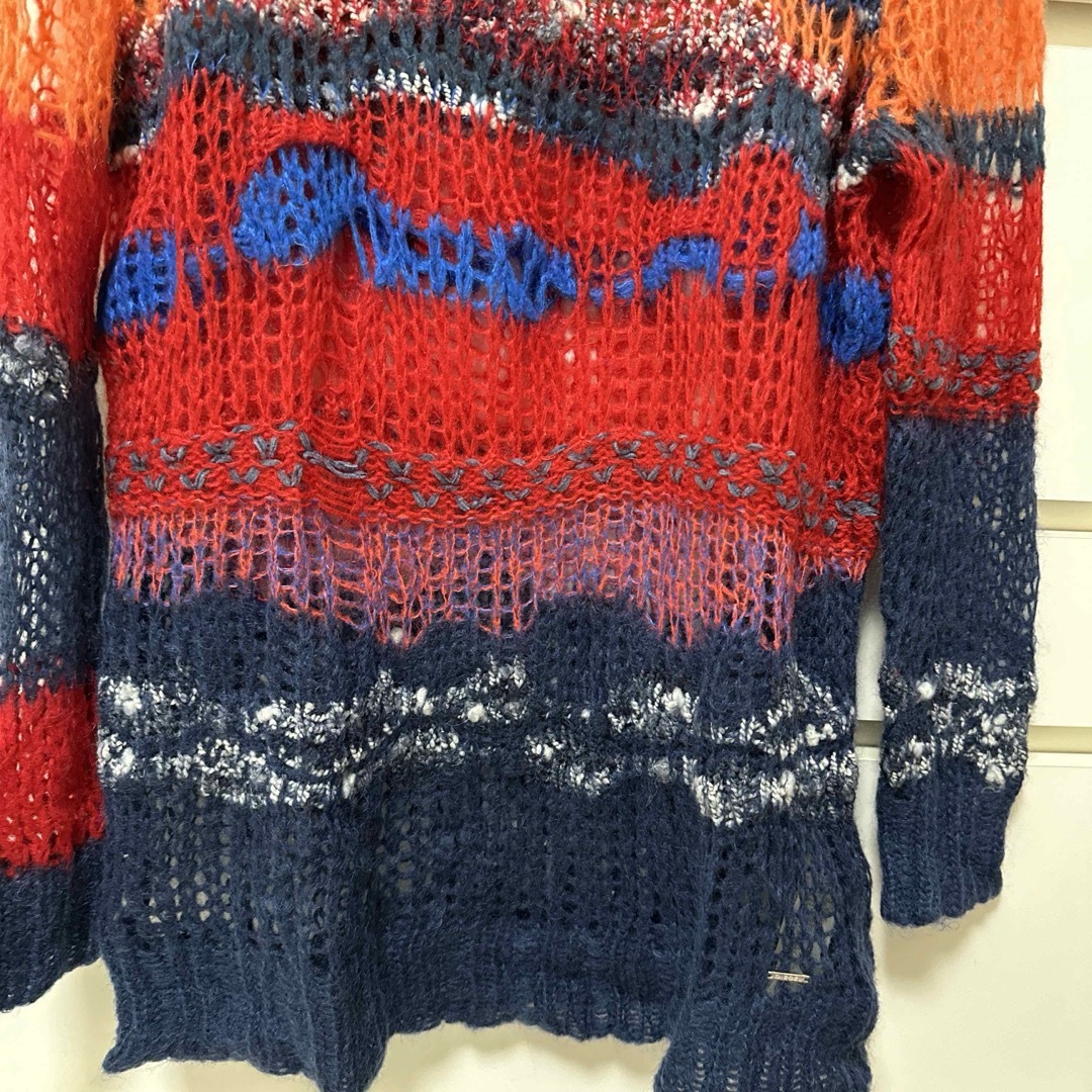 DIESEL - ディーゼル モヘヤ ニット セーター カラフル ユニセックス風