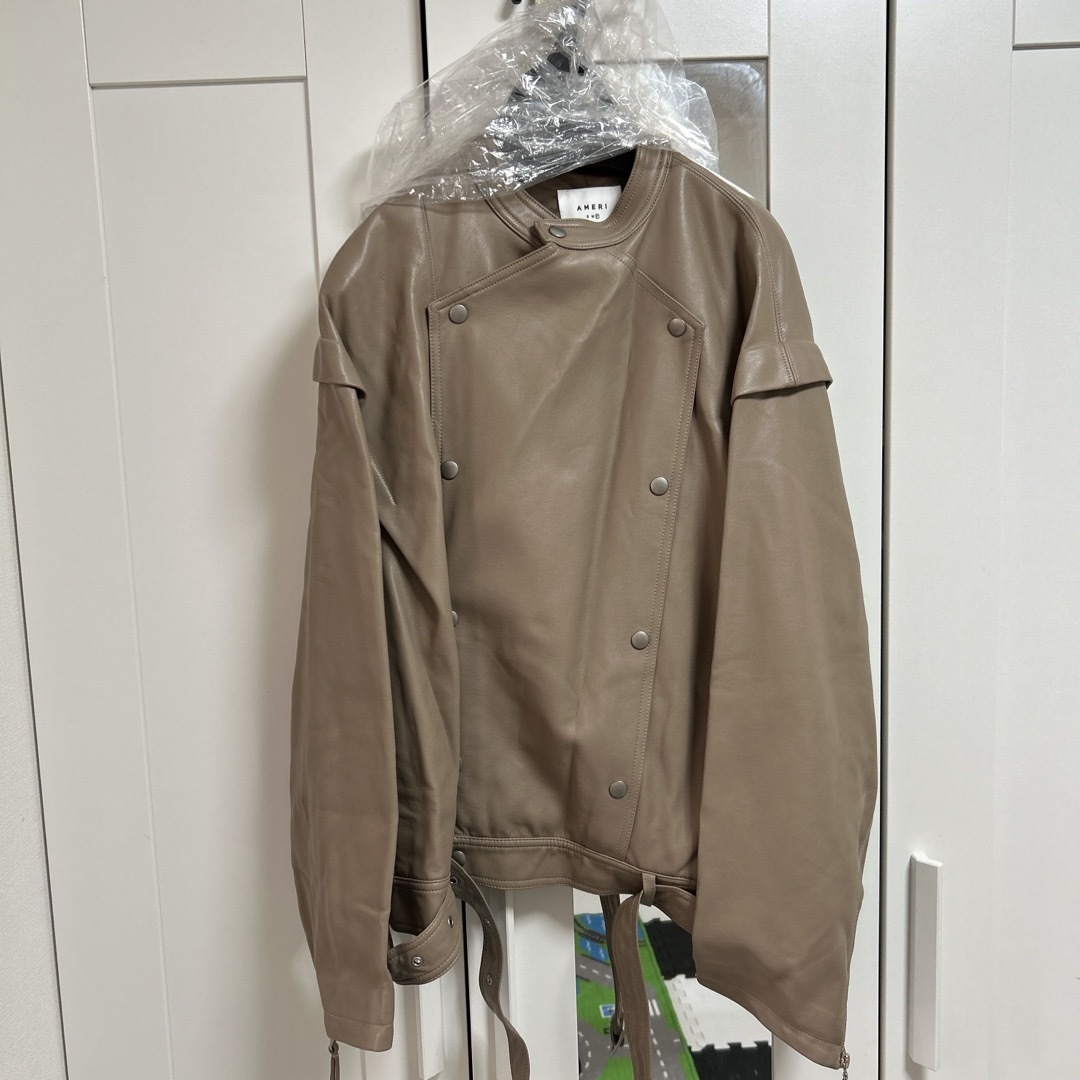 Ameri VINTAGE - AMERI レトロフェイクレザージャケットの通販 by