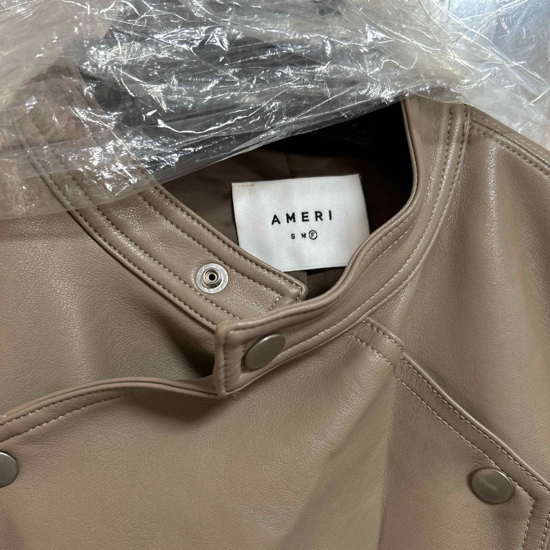 Ameri VINTAGE - AMERI レトロフェイクレザージャケットの通販 by