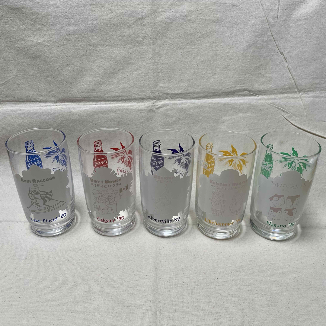 コカ・コーラ - 長野オリンピック コカコーラ ペール缶 ものしりグラス