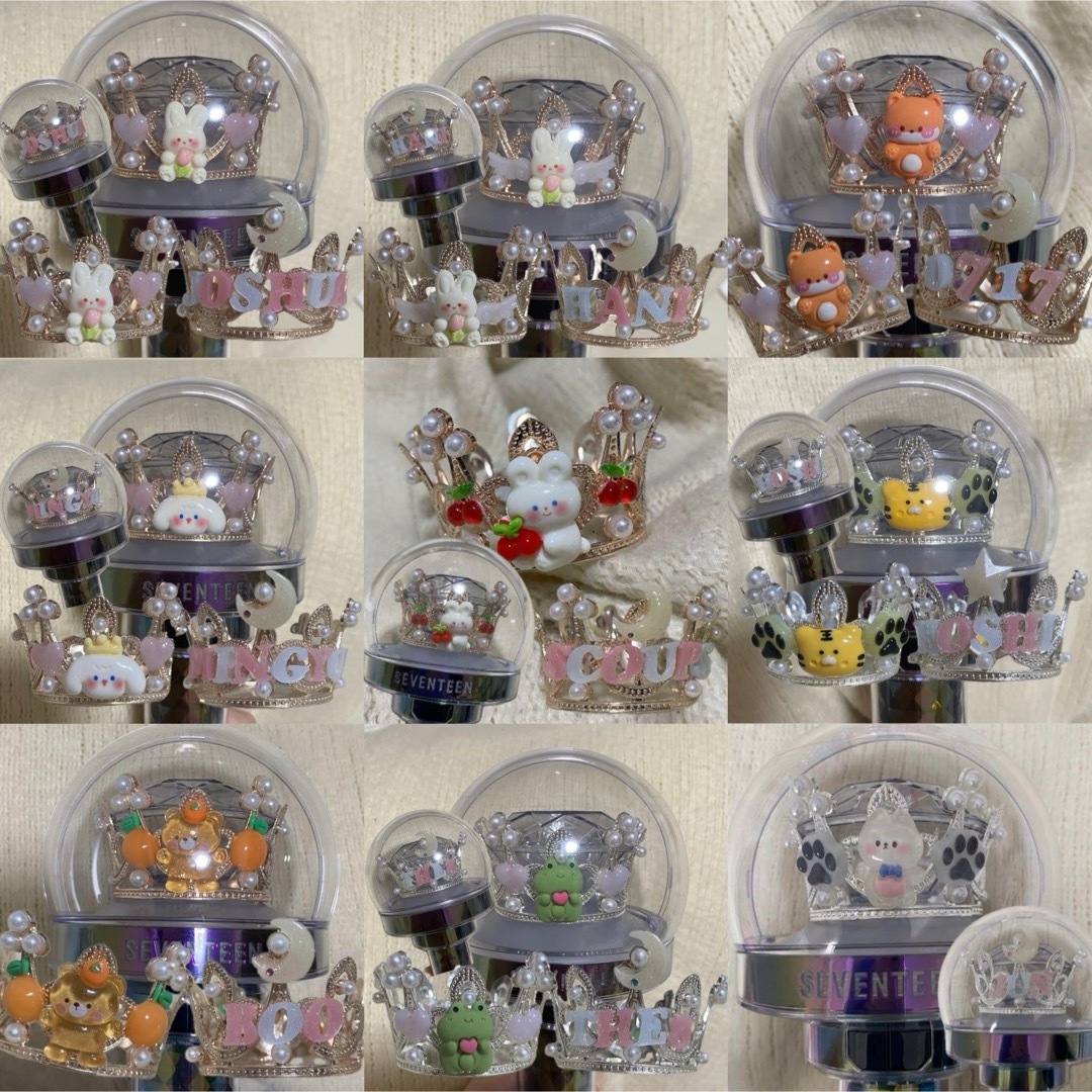 SEVENTEEN carat棒 デコティアラ オーダーページ♡の通販 by オーダー