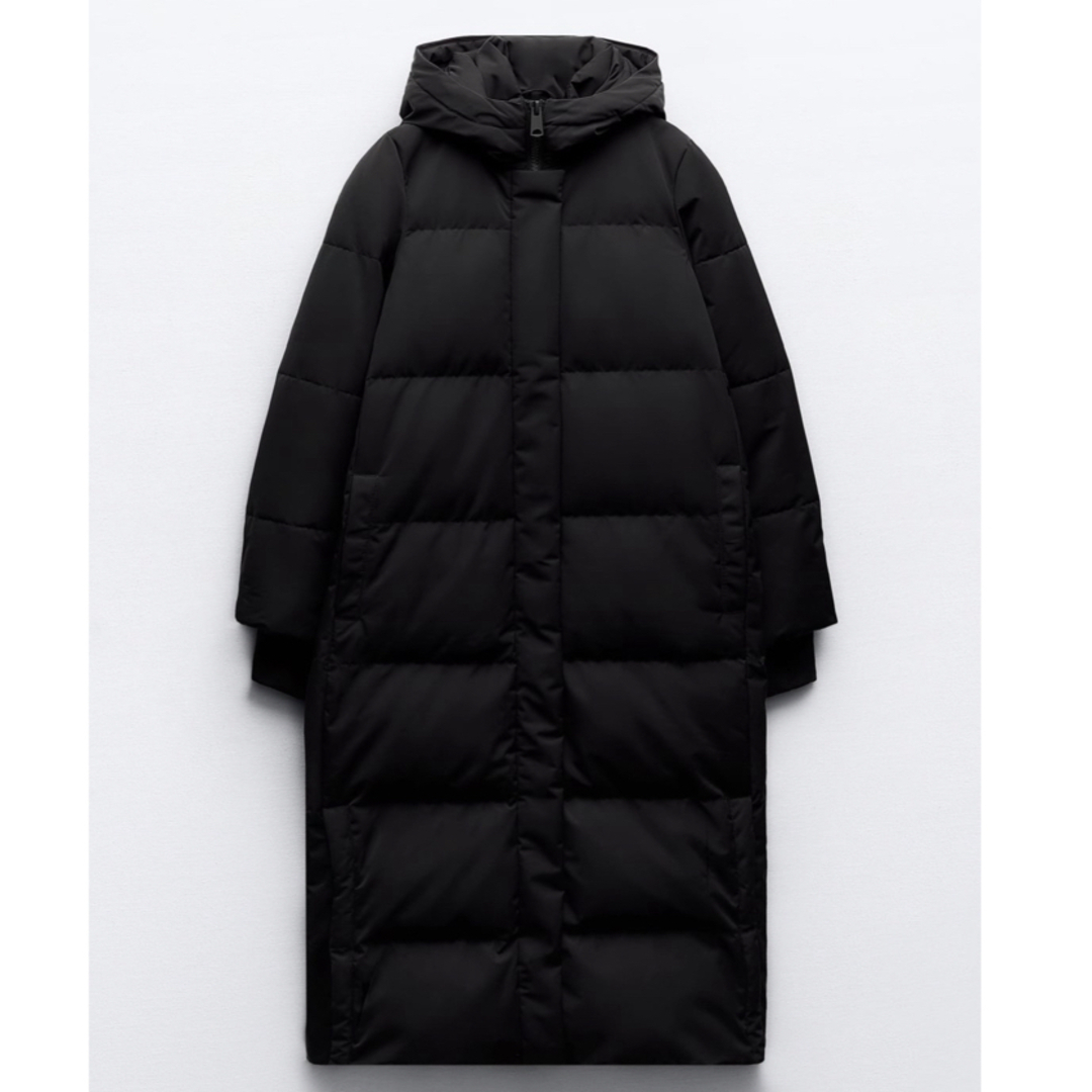 ZARA - ウォーター&ウィンドプロテクション フード ロング ダウン