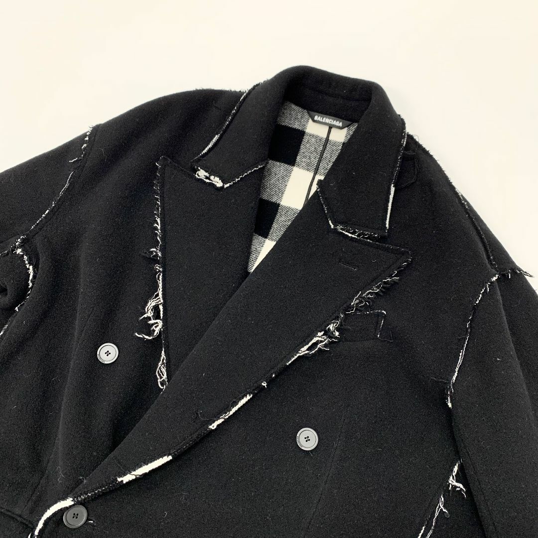 BALENCIAGA - M11296 バレンシアガ コート Raw Edge Coat メンズの通販