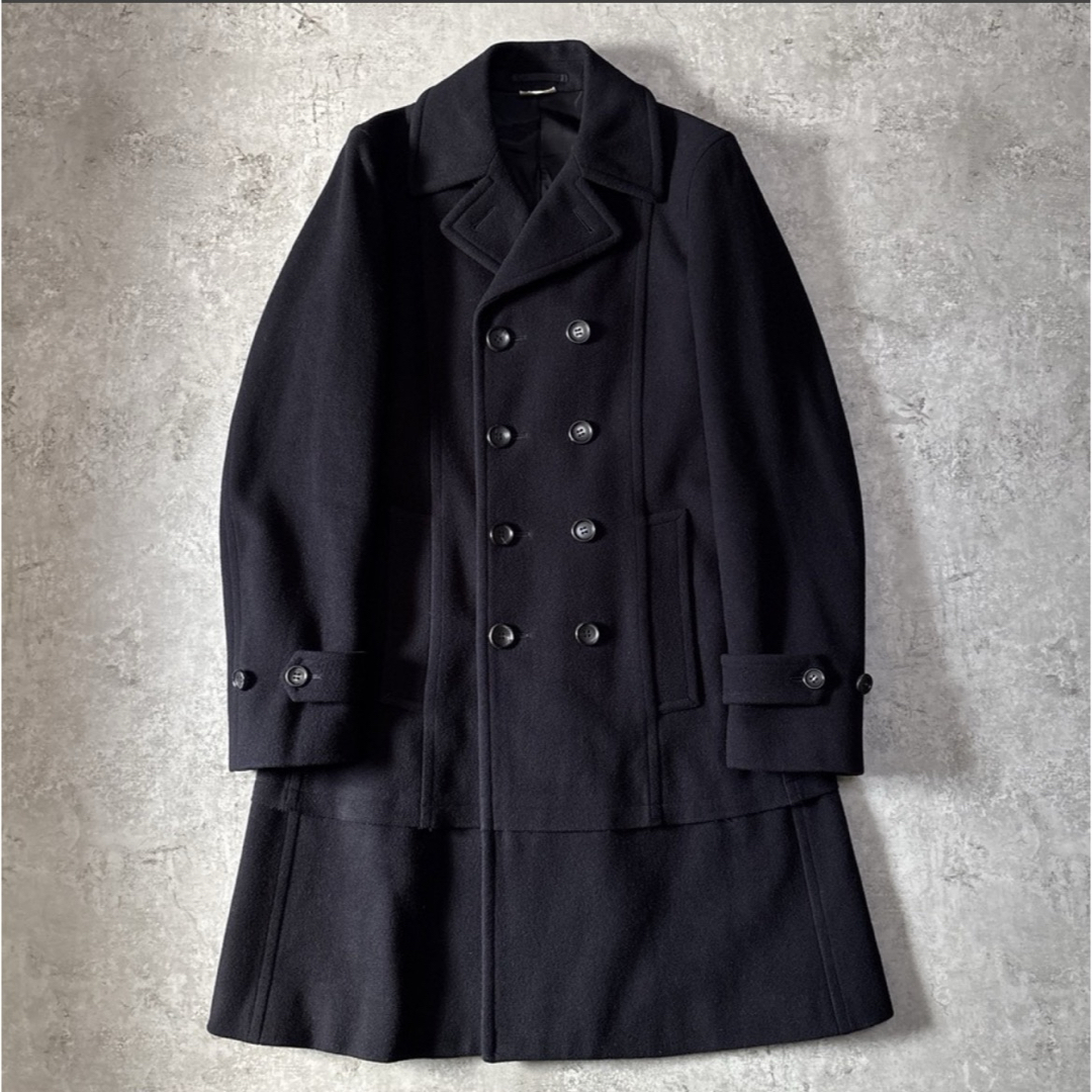 COMME des GARCONS HOMME PLUS - ウールドッキングロングダブルコート