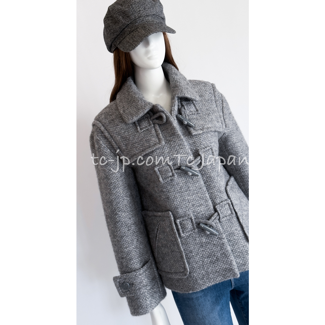 CHANEL - シャネル コート CHANEL 2021 超美品 93万 グレー シルバー