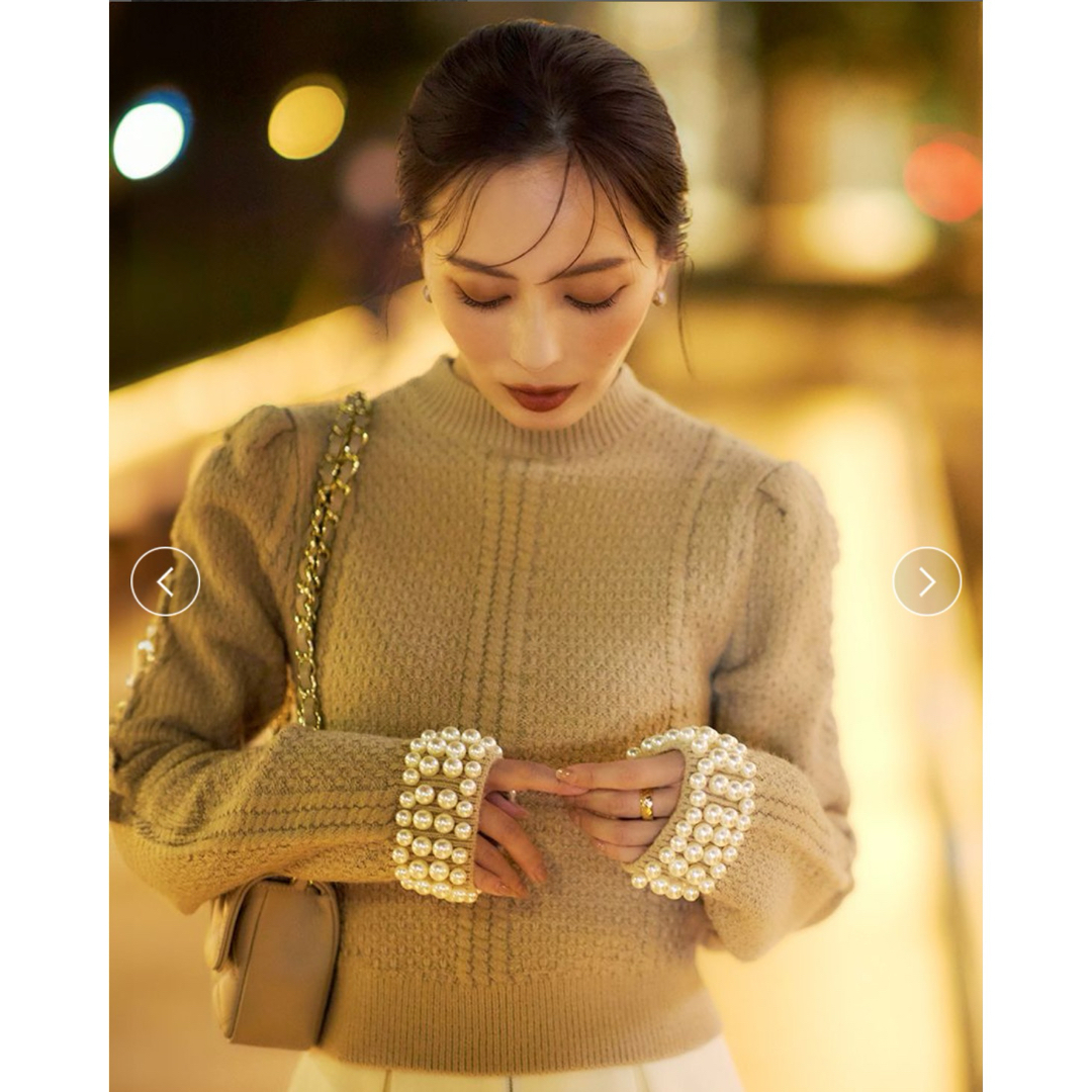 ánuans - 【店舗限定カラー】パールニットトップスの通販 by ♡｜ア