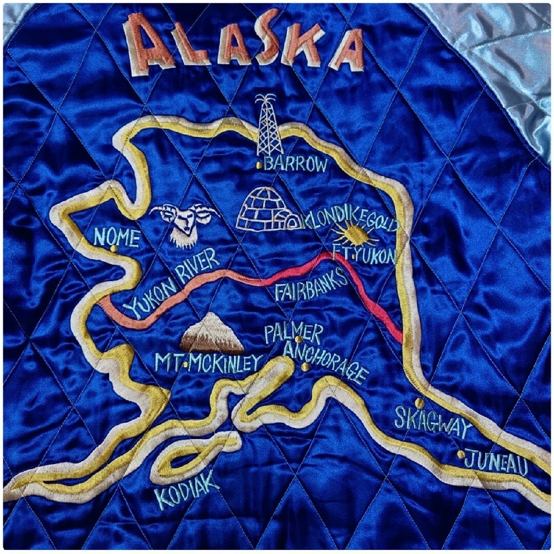 東洋エンタープライズ - 超名作 テーラー東洋 ヘラジカ×地図刺繍別珍