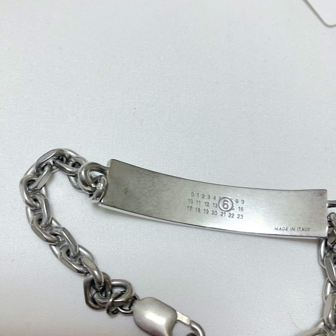 MM6 - 新品 5 25ss マルジェラ MM6 ナンバリングブレスレット 17204の