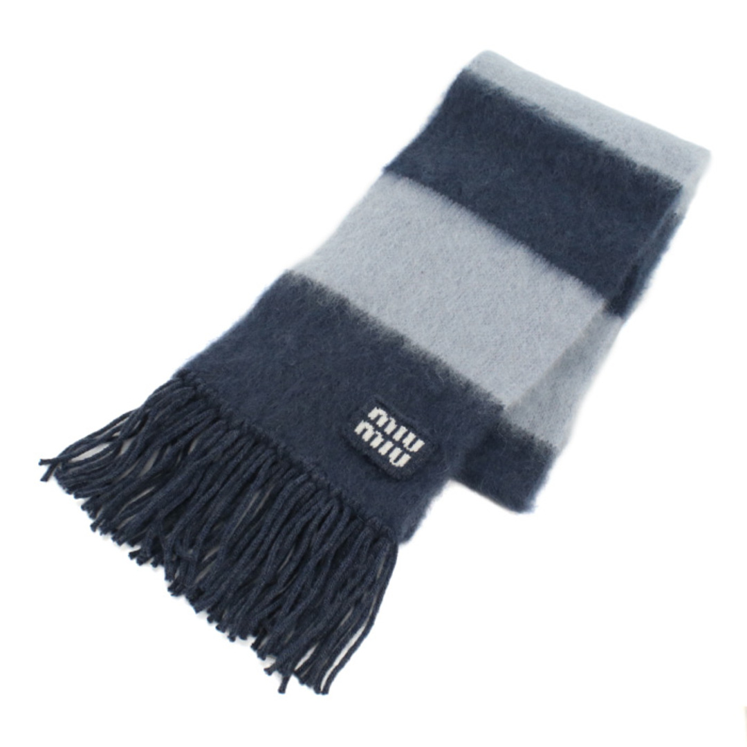 MIU MIU - MIUMIU ミュウミュウ 5FS094 マフラー/MOHAIR RIGHE BLU