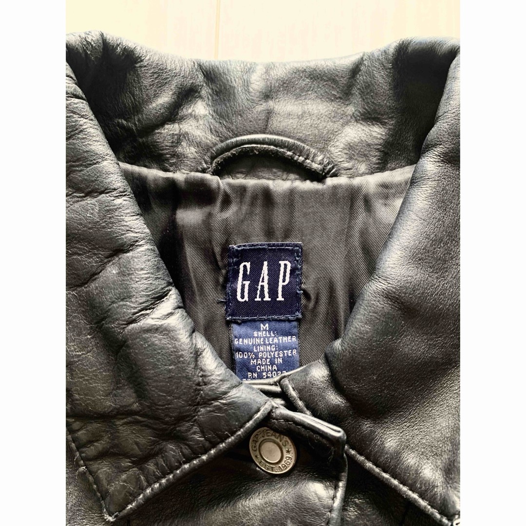 GAP - old gap レザー トラッカージャケットの通販 by R.Hshop