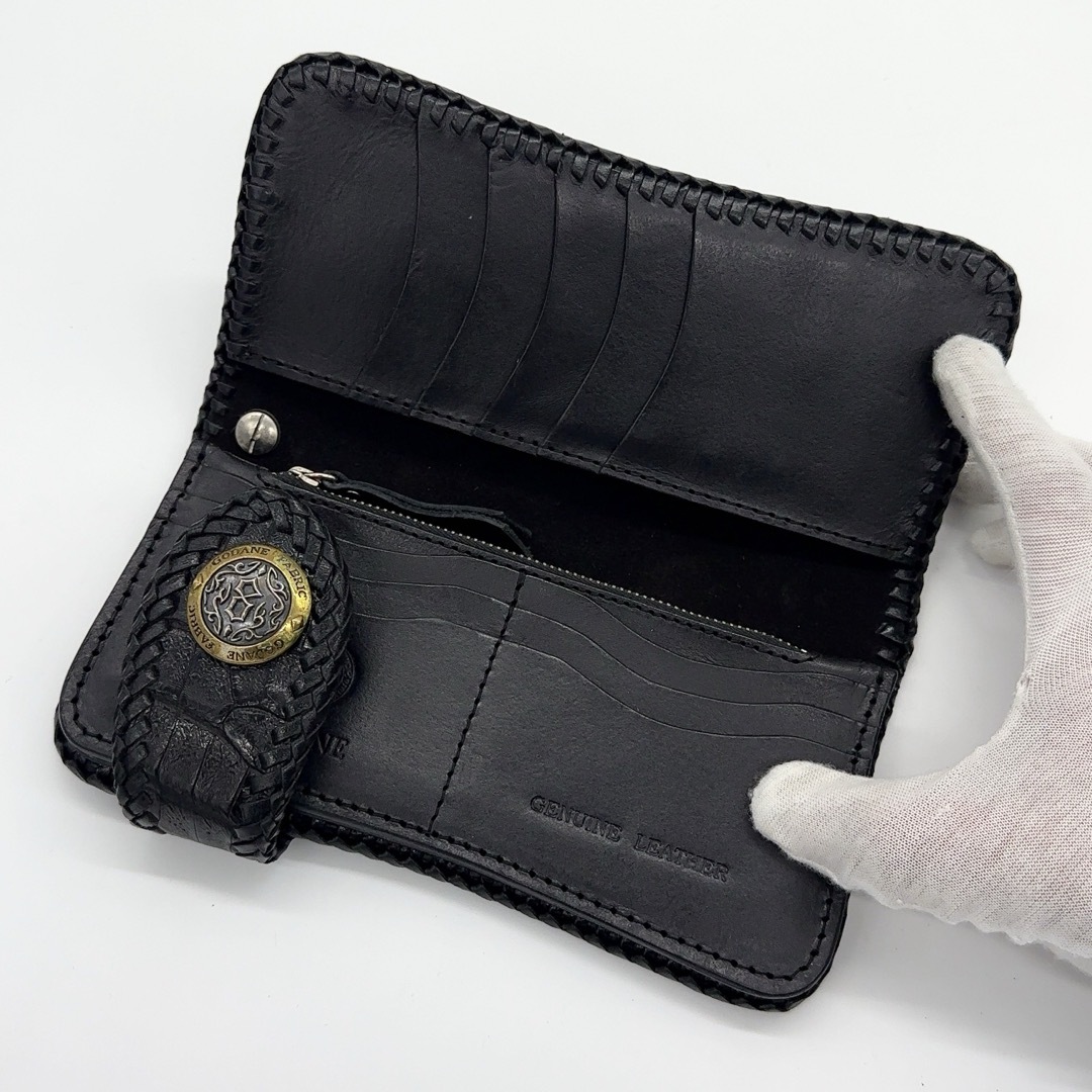 GODANE - 【希少+美品】GODANE ゴダン クロコダイル バイカーズ