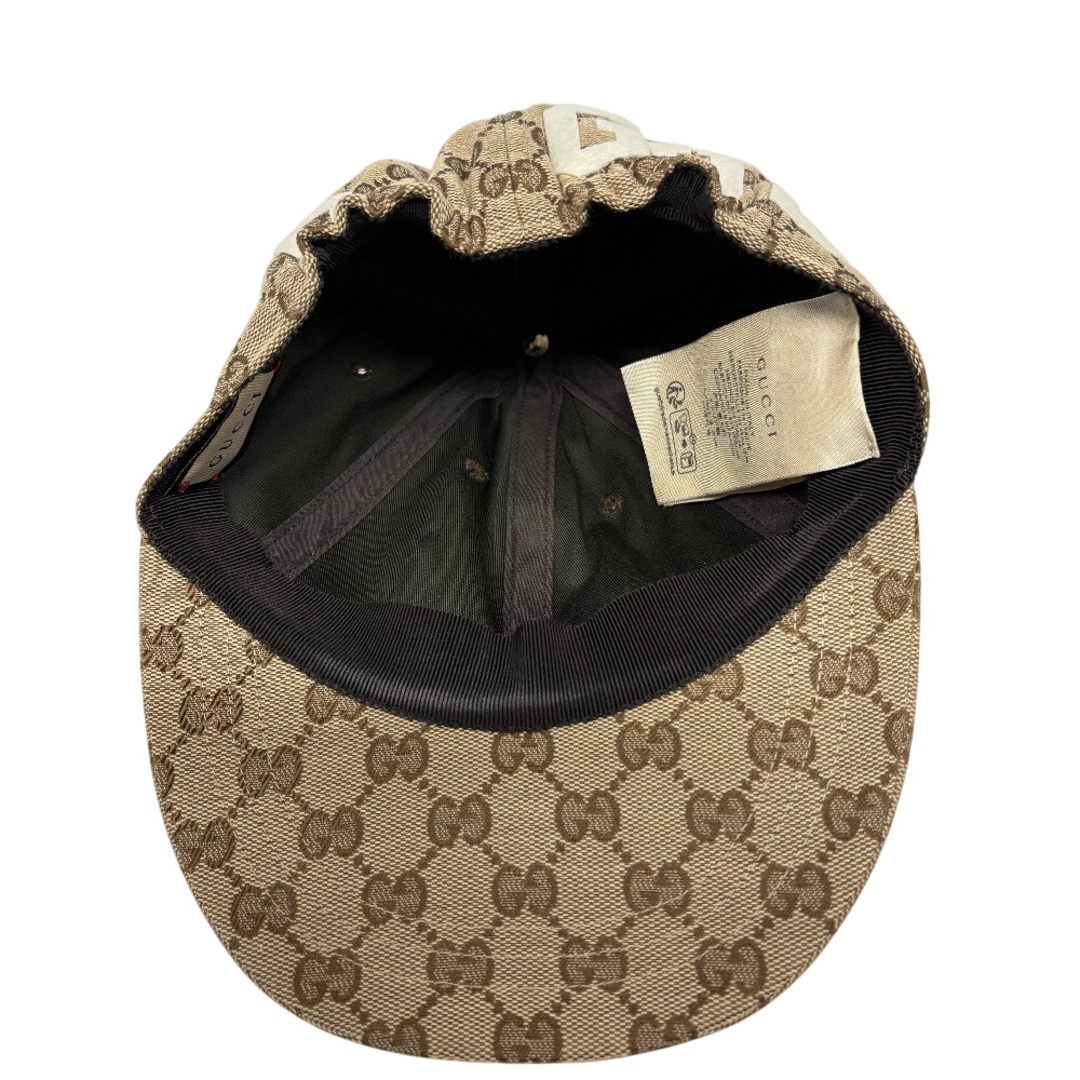 GUCCI - グッチ GUCCI キャップ GGキャンバス 25 751400 ブラウンの