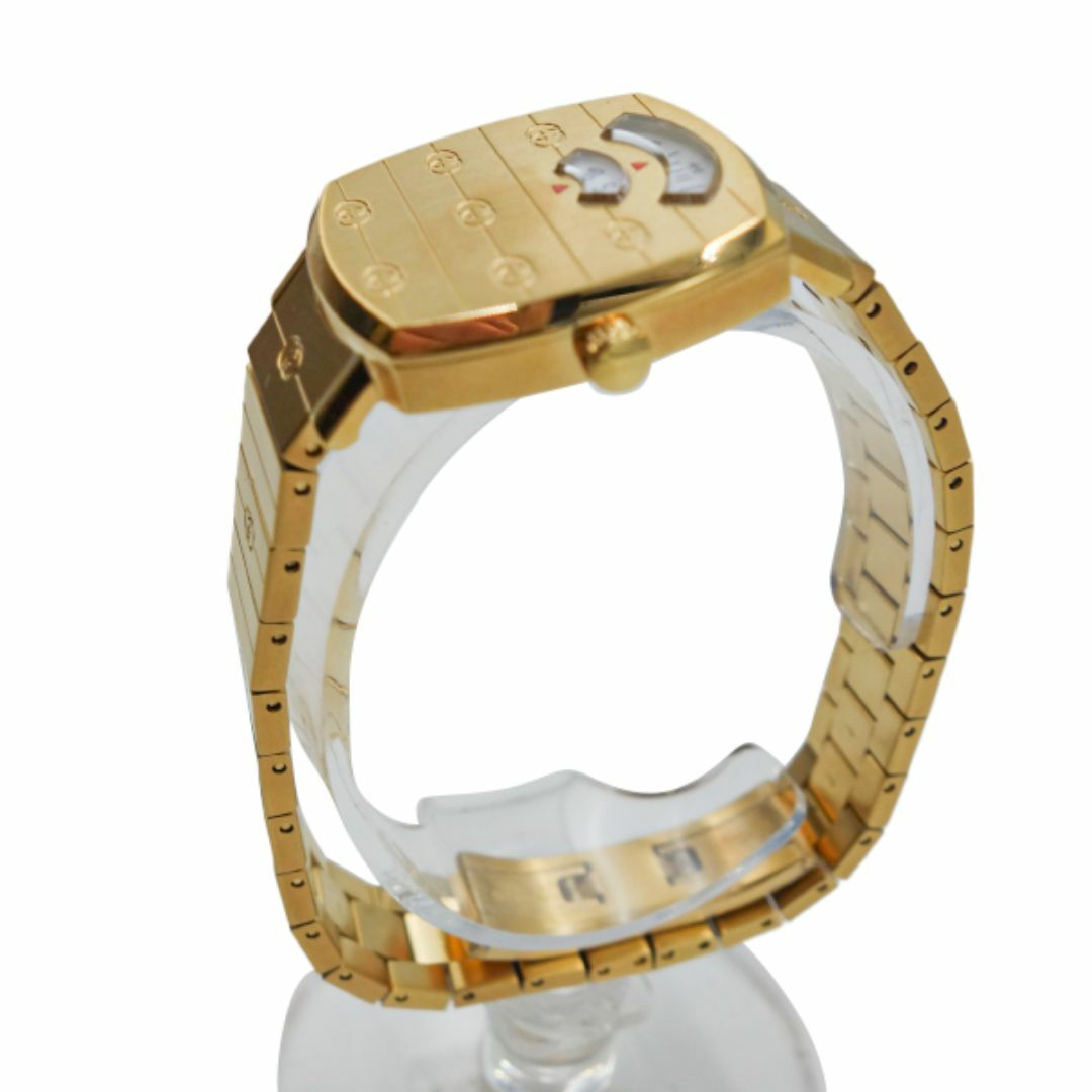 GUCCI - GUCCI GRIP グッチ グリップ メンズ 38mm クオーツ 腕時計