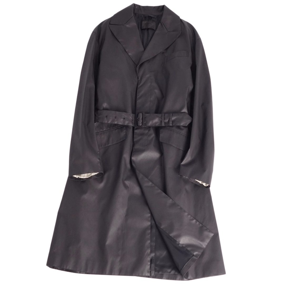 PRADA - 美品 プラダ PRADA コート ベルト付き ロングコート レイン