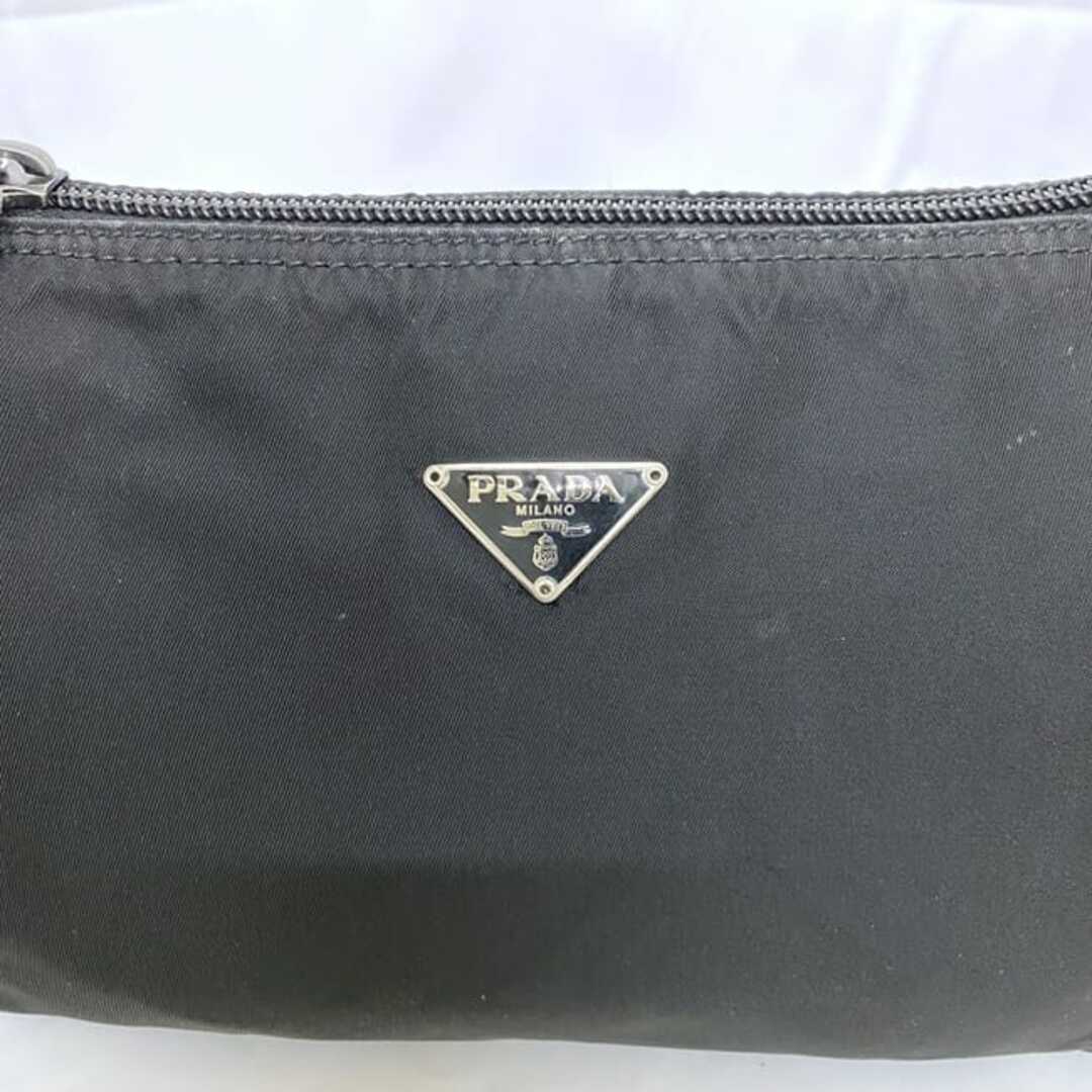 PRADA - プラダ ポーチ ブラック NERO VELA MV11 美品 ナイロン 中古