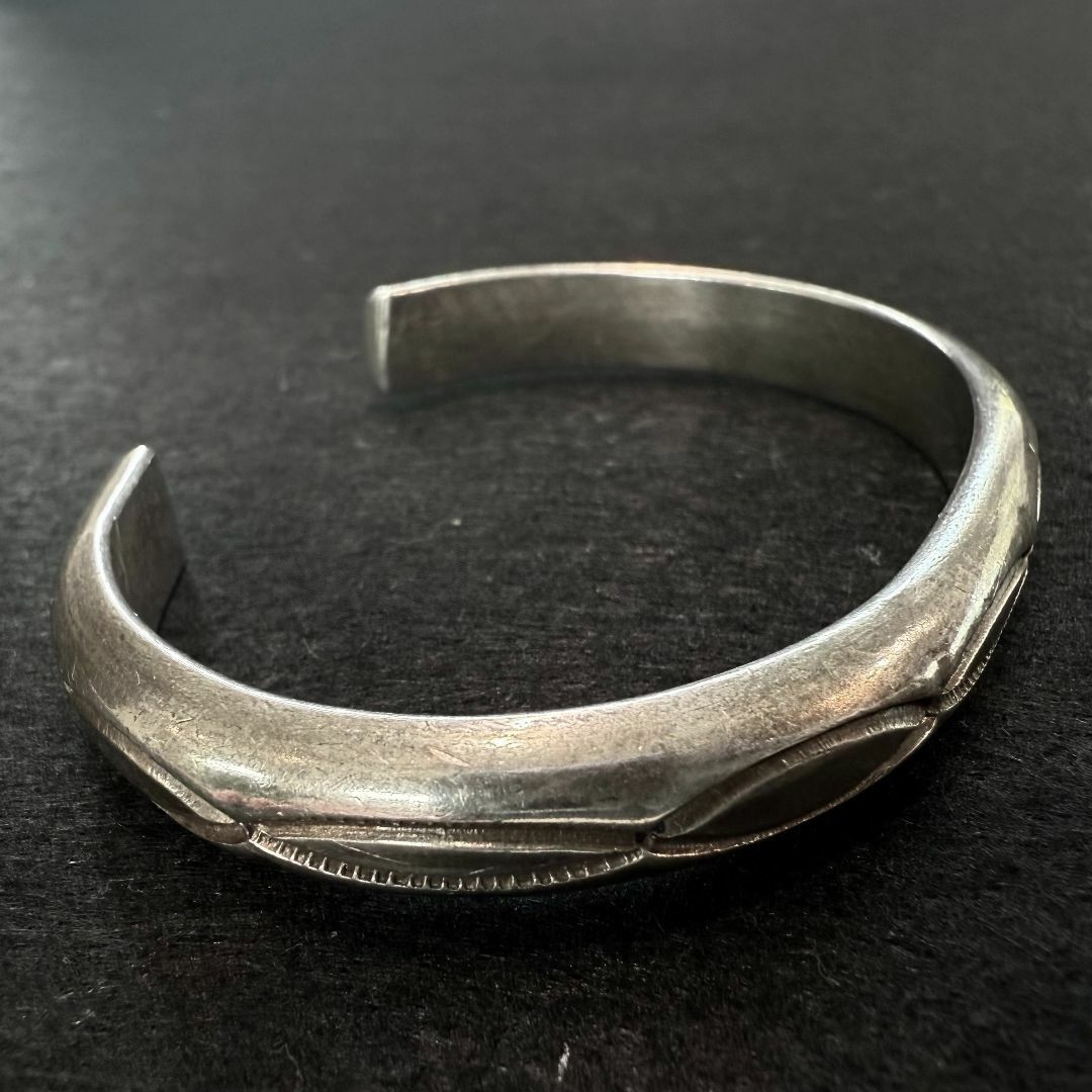 Navajo Old pawn ナバホ ヘビー バングル インディアンジュエリー