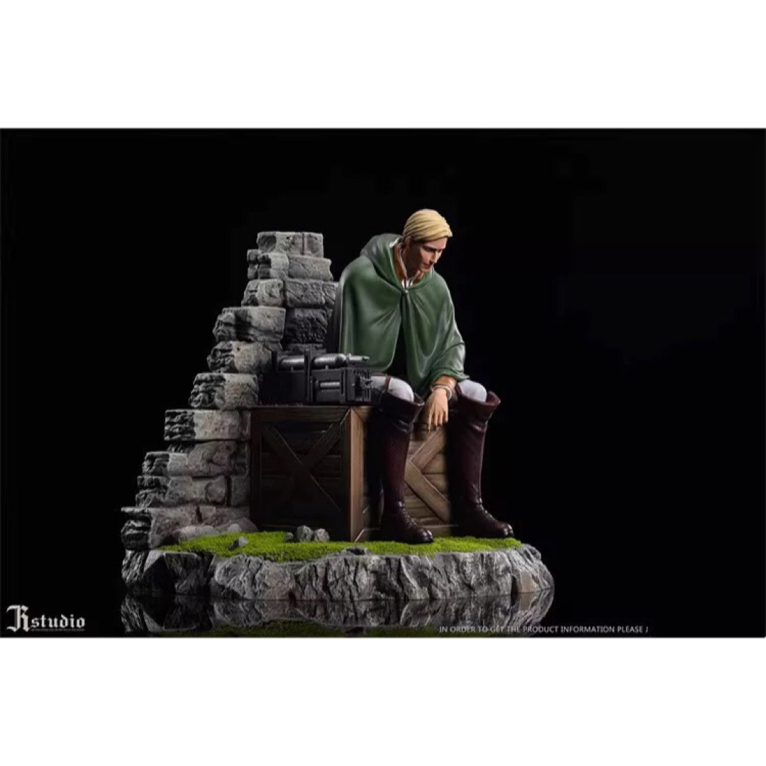 エルヴィン·スミ リヴァイ 進撃の巨人 フィギュア ガレージキットの