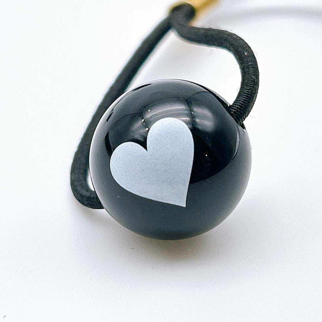 極美品！鑑定済み！】シャネル ヘアゴム 2個セット ハート ブラック