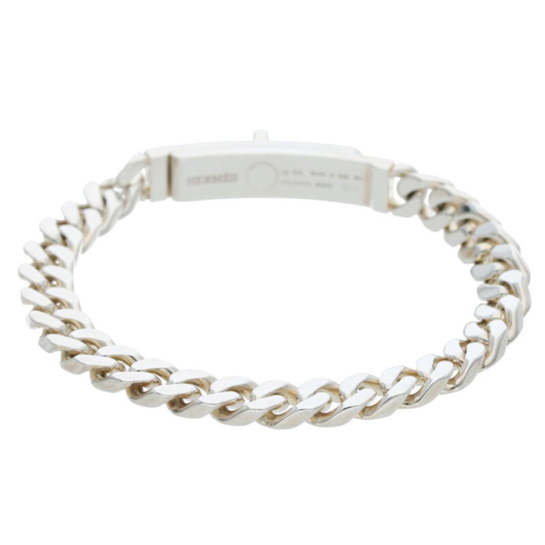 HERMES - エルメス ケリーグルメット シルバーブレスレット メンズの