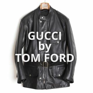 GUCCI - GUCCI 04AW レザージャケット 48 トムフォード期 モーター