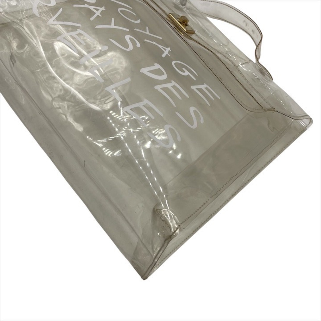 HERMES - 良品 HERMES エルメス ビニール ケリー ロゴ ハンド バッグ