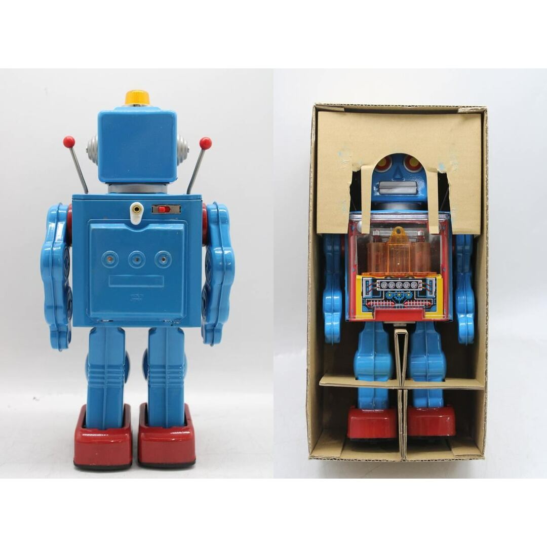 現状品 ピストンロボットⅢ メタルハウス ロボット ブリキ 玩具